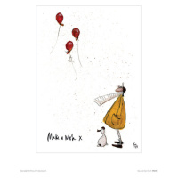 Umělecký tisk Sam Toft - Make a Wish, 30 × 40 cm