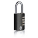 Zámek visací Yale Yale YE3CB/38/131/1/BK aluminium combination padlock