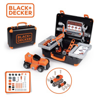 Smoby Black & Decker kufřík s nářadím a autíčkem