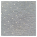Dekorační vzorovaná záclona s kroužky PAULA bílá/zlatá 300x250 cm MyBestHome