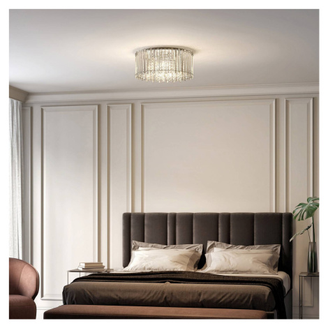 Lucande Lucande Limana křišťálové stropní světlo, 50 cm