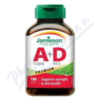 JAMIESON Vitamíny A+D 10000/800IU Premium cps.100