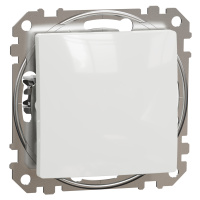 Tlačítko řazení 1/0 Schneider Sedna Design bílá