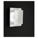 WOFI Nástěnné svítidlo Bayonne 1x 6,5W LED 430lm 3000K stříbrná 4048-103Q