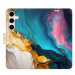 iSaprio Flip pouzdro Colourful Marble pro Samsung Galaxy S24