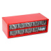Box na nářadí MINI – 10xA, červená barva - Mars 6737C