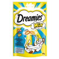 Dreamies Mix pochoutka, 60 g - losos & sýr (3 x 60 g)