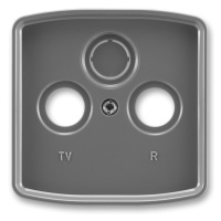 Kryt zásuvka anténní TV/R/SAT ABB Tango kouřová šedá