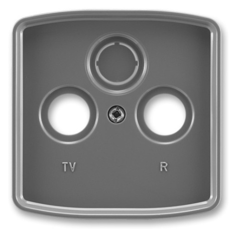 Kryt zásuvka anténní TV/R/SAT ABB Tango kouřová šedá