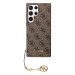 Guess GUHCS23LGF4GBR hard silikonové pouzdro Samsung Galaxy S23 ULTRA 5G Brown 4G Charms Collect