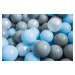 eliNeli Dětský suchý BAZÉNEK 90x40 s míčky 200 ks, šedý barva míčků: modrý