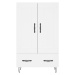 vidaXL Skříň highboard bílá 69,5 x 31 x 115 cm kompozitní dřevo