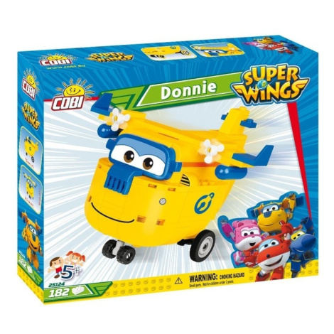 Cobi 25124 super wings opravář donnie žluté letadlo