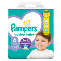 Pampers Active Baby Size 6, 56Nappies,13kg - 18kg