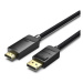 Vention Cotton Braided 4K DP (DisplayPort) to HDMI Cable 1.5M Black