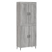 vidaXL Skříň highboard šedá sonoma 69,5 x 34 x 180 cm kompozitní dřevo