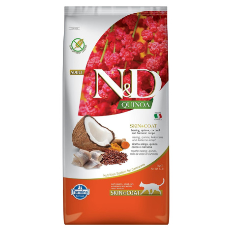 N&D Cat Quinoa Skin & Coat Herring 5kg Farmina