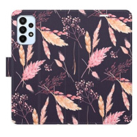 iSaprio flip pouzdro Ornamental Flowers 02 pro Samsung Galaxy A23 / A23 5G