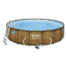 Bestway Bazén Power Steel Wood Swim Vista 5,49 x 1,22 m - 56977