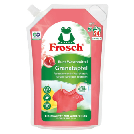 Frosch prací gel na barevné prádlo Granátové jablko 24PD 1,8l