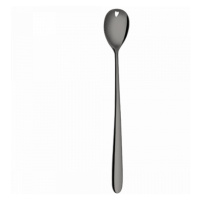 Latte lžička se srdíčkem PVD sivá - Love Cutlery