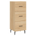 vidaXL Skříň highboard dub sonoma 34,5 x 34 x 180 cm kompozitní dřevo