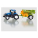 SIKU Traktor s přívěsem na rozprašování hnojiva 1:87