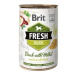 Brit Fresh Brit Dog Fresh konzerva Duck with Millet 400g