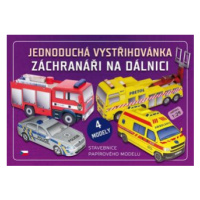 Záchranáři na dálnici - Jednoduchá vystřihovánka