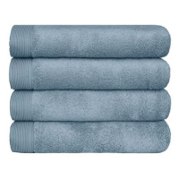 SCANquilt ručník MODAL SOFT šedomodrá 100 × 50 cm