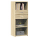 vidaXL Skříň highboard dub sonoma 50 x 42,5 x 124 cm kompozitní dřevo