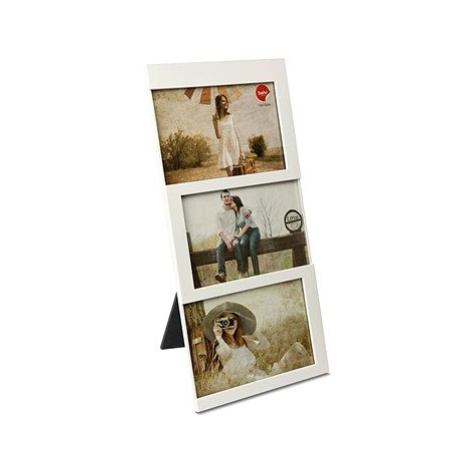 Balvi Fotorámeček Dijon 23990, plast, 10×15cm (3×), bílý