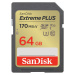 SanDisk SDXC karta 64GB Extreme PLUS (200 MB/s Class 10, UHS-I U3 V30)