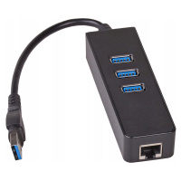 Hub AK-AD-32 Usb 3.0 3portový Ethernet