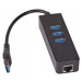 Hub AK-AD-32 Usb 3.0 3portový Ethernet