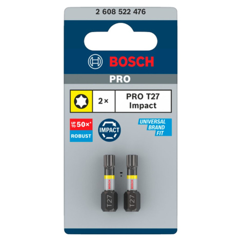 Šroubovací bit Bosch PRO Impact Control 25mm T27 2 ks 2608522476