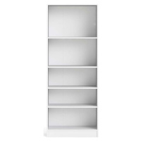 Bílá knihovna 79x203 cm Basic - Tvilum