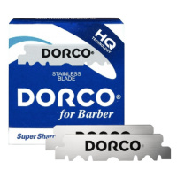 Dorco for Barber Super Sharp High Quality Blade (BLUE) - náhradní čepelky, poloviční čepel, 100 