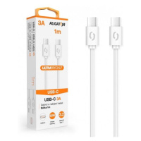 ALIGATOR Datový kabel POWER 3A, USB-C/USB-C, bílý