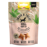GimDog Train & Treat Krill & Hanfsaat snack 125 g