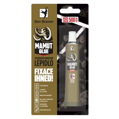 Den Braven Jednosložkové lepidlo MAMUT GLUE High Tack bílé 25 ml