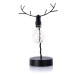 DecoKing Vánoční stolní LED lampa na baterie REINDEER INDUSTRIAL černá