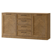 Szynaka Komoda Cozy 47 z masivu 170 cm dub Rustikal