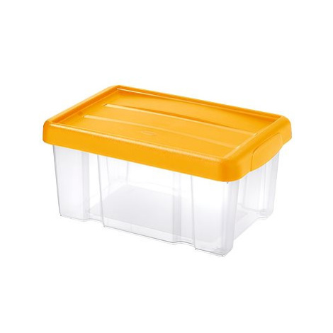 Tontarelli PUZZLE Box s víkem 5 l, transparent/oranžová