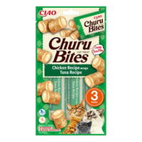 Churu Cat Bites Chicken Wraps&tuna Purée 3x10g