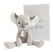 Plyšová koala Sweety Chou Histoire d’ Ours v dárkovém balení šedá 30 cm od 0 měsíců