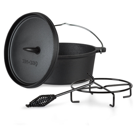 Klarstein Galloway, litinový hrnec, 3.3 barbecue hrnec, litina, velikost S/3,1 l
