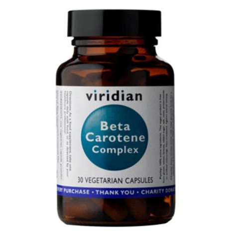 Viridian Beta Carotene Complex (Beta karoten) 30 kapslí