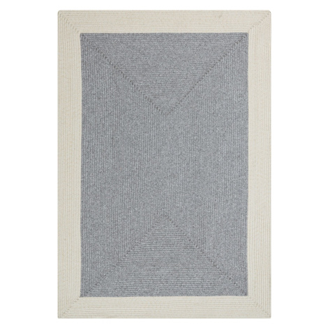 NORTHRUGS - Hanse Home koberce Kusový koberec Braided 105555 Grey Creme – na ven i na doma - 160