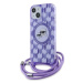 Kryt Karl Lagerfeld KLHMP15SHCKCKLCU iPhone 15 6.1" purple hardcase IML Crossbody Monogram Karl 